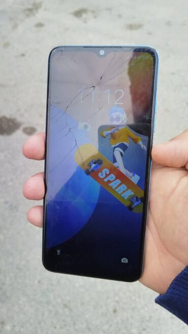 üz üçün epilyator: Tecno Spark 10 5G, 128 GB, rəng - Göy, Sensor, İki sim kartlı