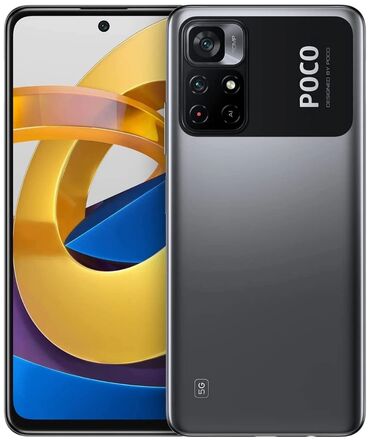 Poco: Poco M4 Pro, Б/у, 128 ГБ, цвет - Черный, eSIM