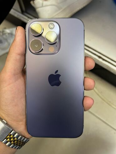 iphone kontakt home: IPhone 14 Pro, 256 GB, Deep Purple, Zəmanət, Simsiz şarj, Face ID