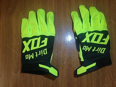 celiloğlu ehtiyat hisseleri: FOX Dirt MO velosiped/motokross əlcəkləri - Rəng: neon sarı–qara — 1