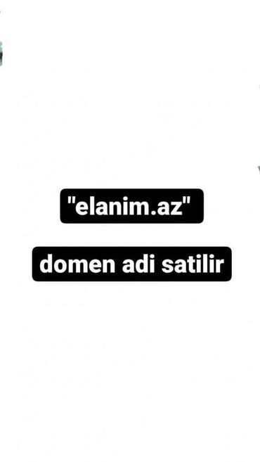 zass internet v Azərbaycan | Qızdırıcı və buxarılar: "elanim.az" domen adı satilir. Alinib lakin adina sayt acilmayib