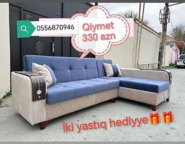 Divanlar: Künc divan, Yeni, Açılmayan, Bazasız, Parça, Şəhərdaxili pulsuz çatdırılma — 4