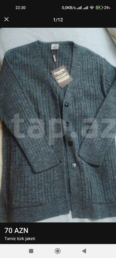 Jiletlər: Jilet, Bershka, L, rəng - Boz — 4