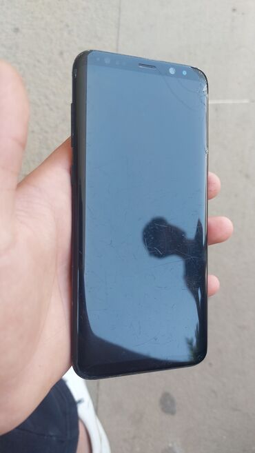 Samsung: Samsung Galaxy S8 Plus, 64 GB, rəng - Qara, Qırıq, Sensor, Barmaq izi