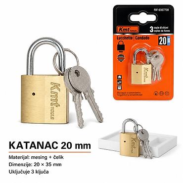 KMT Zadebljani tip brava 9367708 Katanac 20 mm za pouzdano