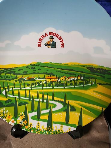 Kuhinjski setovi: Tanjiri 1 novi Birra Moretti porcelanski. Novi tanjiri,slika 7 sa — 3