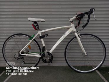 Шоссейные велосипеды: Корейский шоссейник Алюминиевая рама Баран руль мы находимся — 3