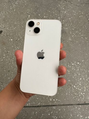 iphone на запчасти: IPhone 13, Б/у, 128 ГБ, Белый, 86 %