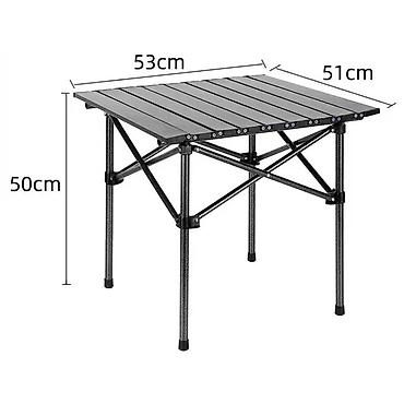 forma ideale tabure klupa: Rasklopivi Kamperski Sto Adventure M – 53 x 50 x 51 cm Kompaktan — 2