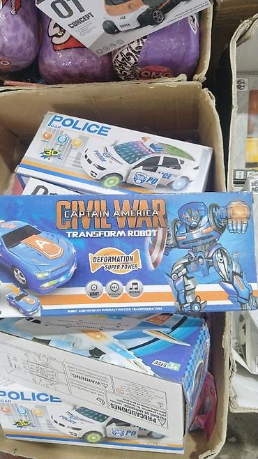 детская стремянка: Игрушка-трансформер “Captain America Civil War – Transform Robot” - — 1