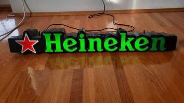Ostali predmeti za umetnost i kolekcionarstvo: Svetleca reklama HeInEkEn Ispravna reklama poznatog brenda. Poseduje — 2