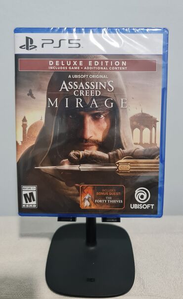 игры ps: Assassin's creed mirage deluxe edition Ps5
Новая запечатанная