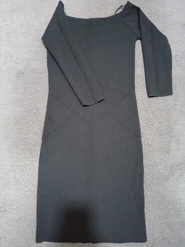 haljina yessica sl: M (EU 38), bоја - Crna, Drugi stil, Dugih rukava