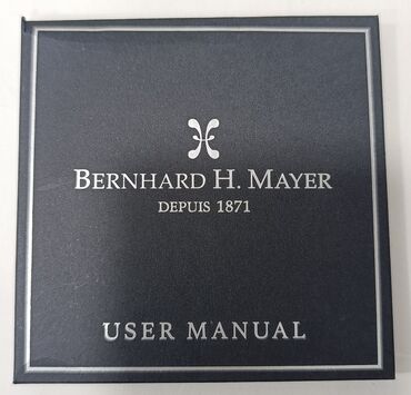 Qol saatları: İşlənmiş, Qol saatı, Bernhard Mayer, rəng - Gümüşü — 9