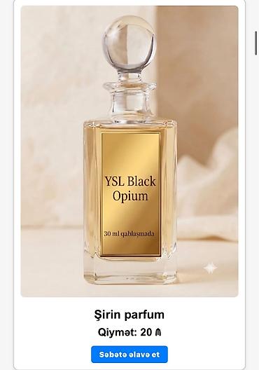 ysl parfüm: Məhsul: 30 ml qablaşdırmada qadın ətirləri Növlər: - Givenchy — 4