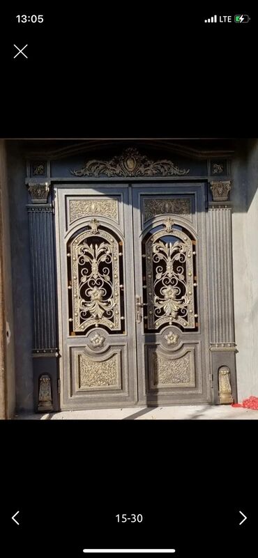 Darvaza təmiri: 1 kv 650 manata Hernov darvazalarin ve seyf qaplarin sifarisi — 12