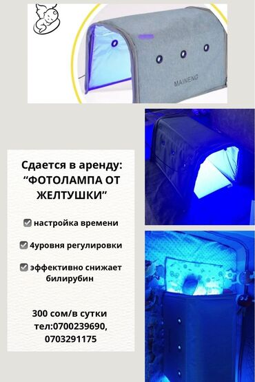 Медицинские лампы: Фотолампа MAINEN предназначена для эффективного снижения уровня