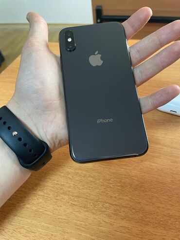 iphone 8 islenmis: IPhone Xs, 256 GB, Space Gray, Simsiz şarj, Face ID
