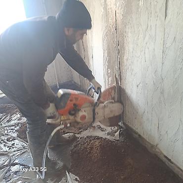 Beton işləri: Beton, asfalt və təbii daş səthlərin kəsilməsi xidməti - Benzinlə — 8