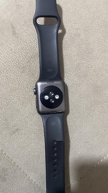 ios 8: Смарт‑часы Apple Watch (алюминий Space Gray) с черным спортивным — 3