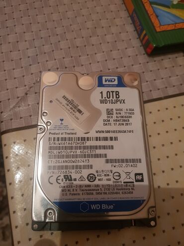 ноутбуки бишкек в кредит: Накопитель, Б/у, Western Digital (WD), HDD, 1 ТБ, 2.5", Для ноутбука