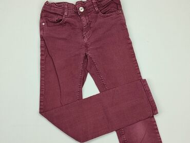 jasno szare jeansy: Spodnie jeansowe, 12 lat, 146/152, stan - Dobry