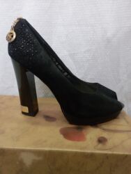 Tuflilər: Tuflilər, Ölçü: 37, rəng - Qara, İşlənmiş — 2