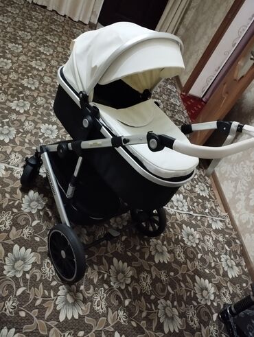 Коляски: Коляска, цвет - Черный, Б/у — 6