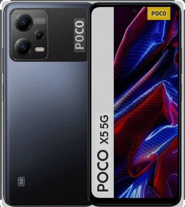 Poco: Poco X5 5G, Б/у, 256 ГБ, цвет - Черный, 2 SIM