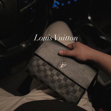 Кошельки: Кошелек, Louis Vuitton, Экокожа, Мужские, Новый