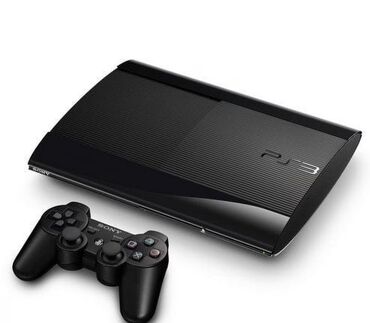 Автоэлектроника: Sony PlayStation 3 (PS3) “Super Slim” oyun konsolu + DualShock 3