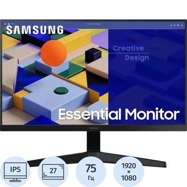 мониторы 21 22.9: Монитор, Samsung, Колдонулган, LED, 26" - 27"