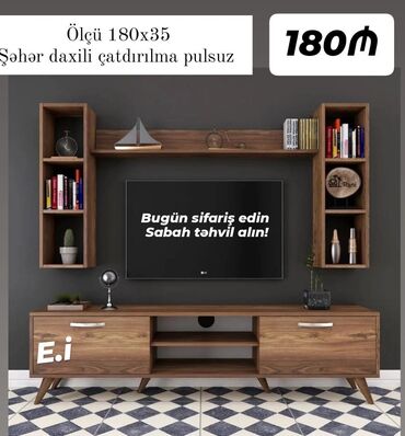 стеклянная подставка под телевизор: Tv stend tv altligi sifarisle