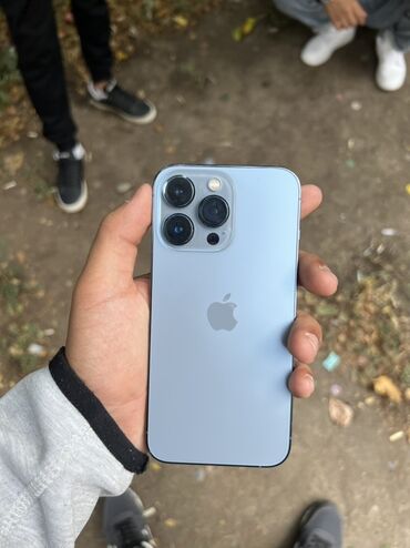 телефон 13про: IPhone 13 Pro, 256 ГБ, Sierra Blue, 92 %