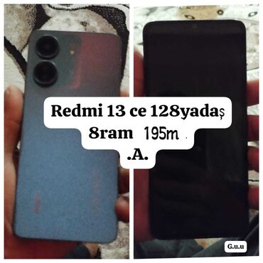 Xiaomi: Xiaomi Redmi 13C, 128 ГБ, цвет - Черный, 
 Две SIM карты