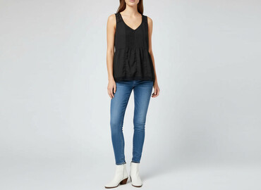 ubrania z lat 90: H&M, Top damski, rozmiar L