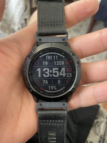 наручные часы гармин: Смарт-часы Garmin Fenix 6X Pro в черном корпусе с текстильным