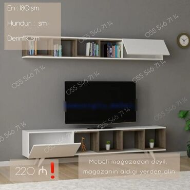 Диваны: Tv stend tv alti sifarisle hazırlanır. ⚜️Rəng ve olcu seçimi var
