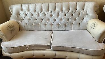 ikinci el mebellerin satisi: Divan-kravat, İşlənmiş, Açılan, Bazasız, Dəri, Çatdırılma yoxdur — 1