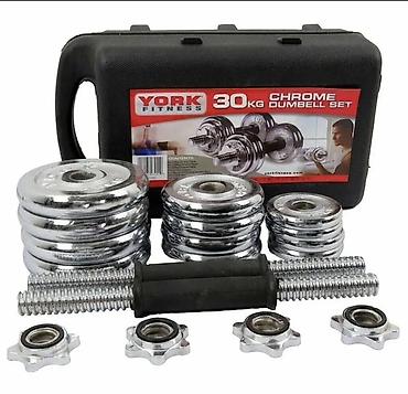 20: Набор разборных гантелей York Fitness Chrome Dumbbell Set GF-004 — 30 — 2