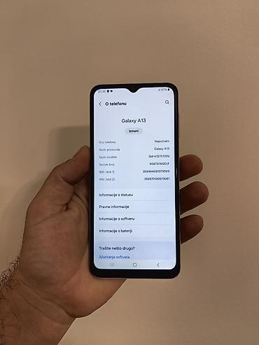 a51 polovan: Samsung A13 plavi dual sim sim free, sa 4/128 gb memorije. Ok očuvan i — 5