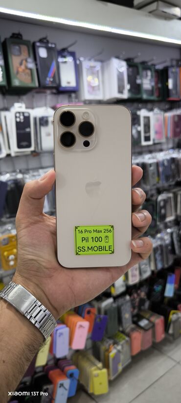 sabvufer qutusu: IPhone 16 Pro Max, 256 GB, Desert Titanium