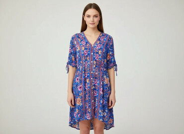 sukienki chabrowe dla puszystych: FS Collection, Women`s dress, size M