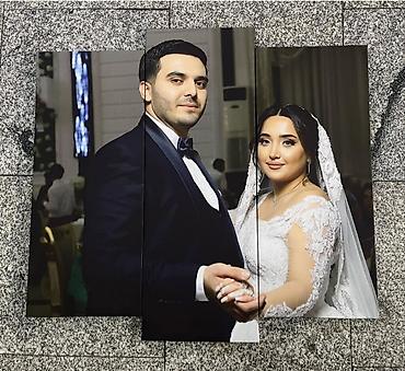 Şəkillər, tablolar: Üç hissədən ibarət divar tablo – fotoşəkildən kompozit panel - 3 — 1