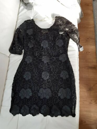 haljine sa mis rukavima: L (EU 40), bоја - Crna, Kratkih rukava