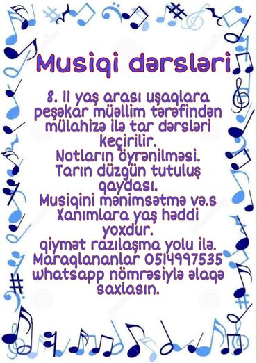 musiqi dinlemek in Azərbaycan | DINAMIKLƏR VƏ MUSIQI MƏRKƏZLƏRI: Musiqi dersi,özel ders,musiqi