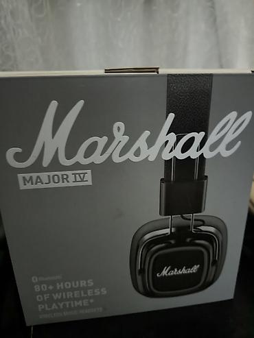 beats qulaqlıq: Yeni Simsiz (Bluetooth) Qulaqcıqlar, Marshall, rəng - Qara — 1