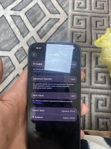 ikinci el iphone 5 s: IPhone 16 Pro, 256 GB, Qara, Face ID — 7