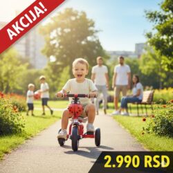 Dečiji bicikli: Tricikl Bubamara – dečiji tricikl sa motivom bubamare - Dizajniran za na lalafo.rs — 10 Dečiji bicikli: Tricikl Bubamara – dečiji tricikl sa motivom bubamare - Dizajniran za — 10