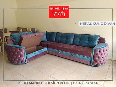 Диваны: Künc divan NEPAL | İlkin ödənişsiz kreditlə | MEBELMAN+ Əla fürsəti — 3